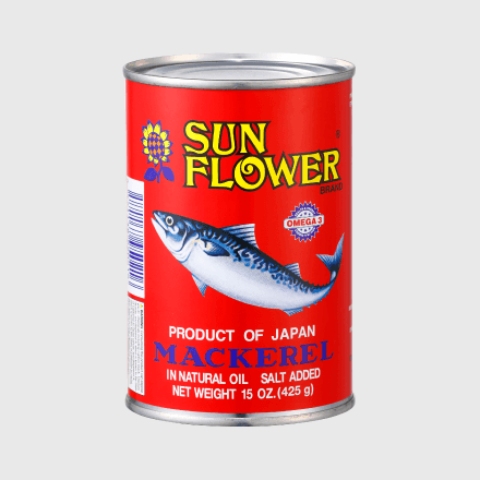 MACKEREL IN NATURAL OIL(SUNFLOWER RED)