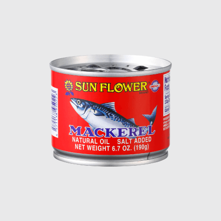 MACKEREL IN NATURAL OIL(SUNFLOWER RED)